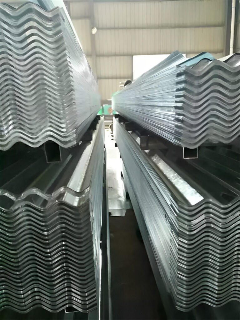 Barrel corrugated roof machine 04