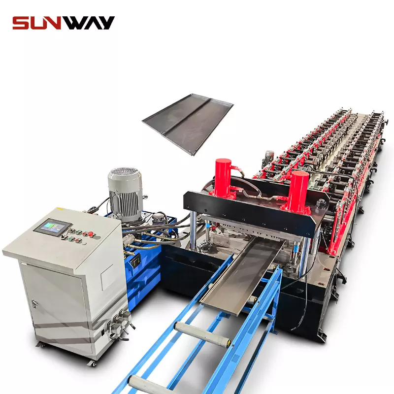 Steel box plate making roll forming machine